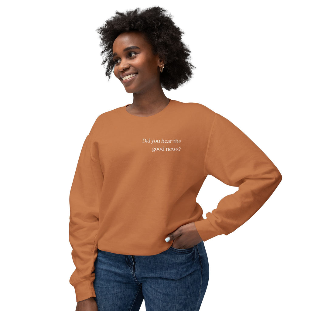 Best News Ever Cotton Crewneck