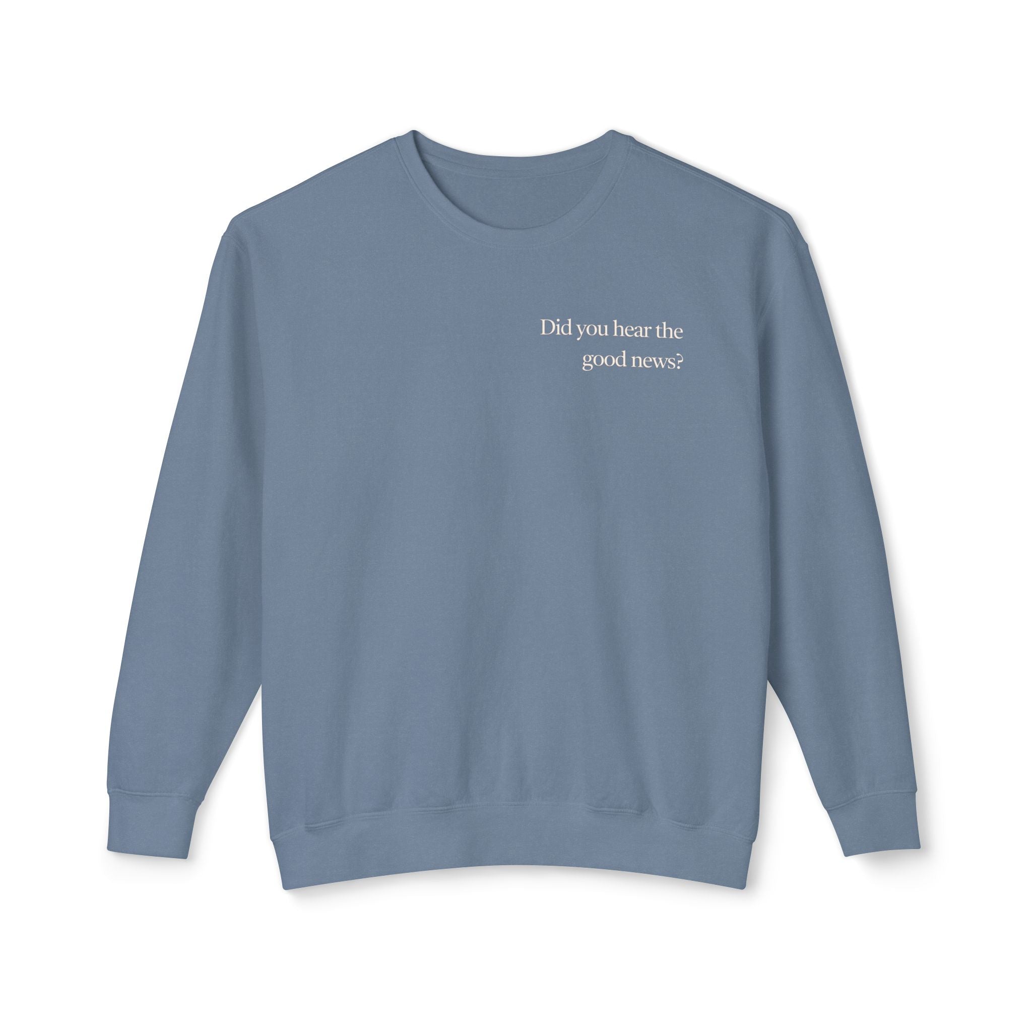Best News Ever Cotton Crewneck