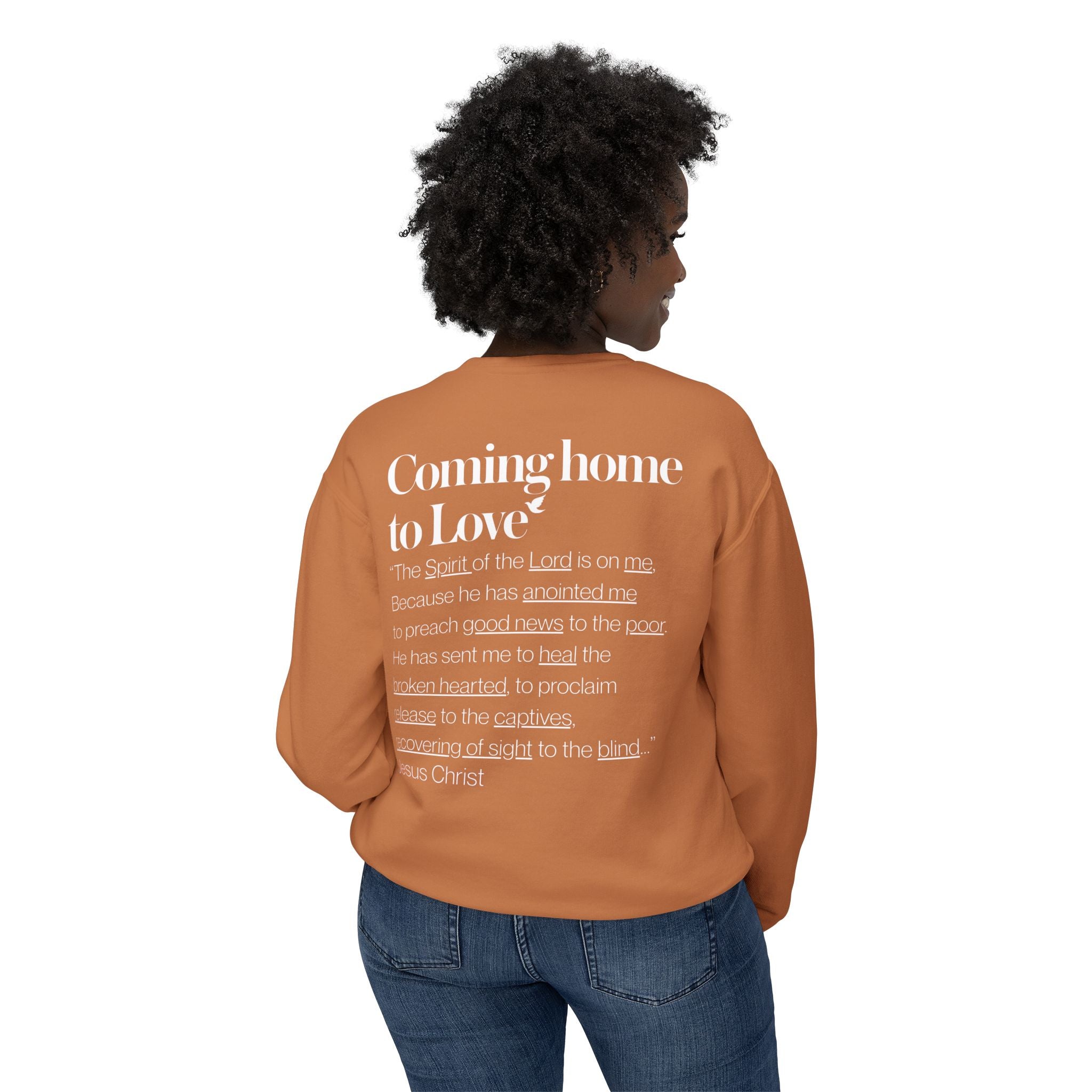 Jesus Invites Us Home! Cotton Crewneck