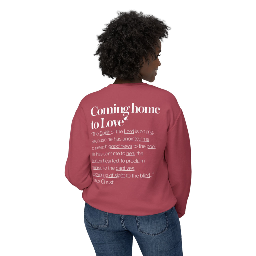 Jesus Invites Us Home! Cotton Crewneck