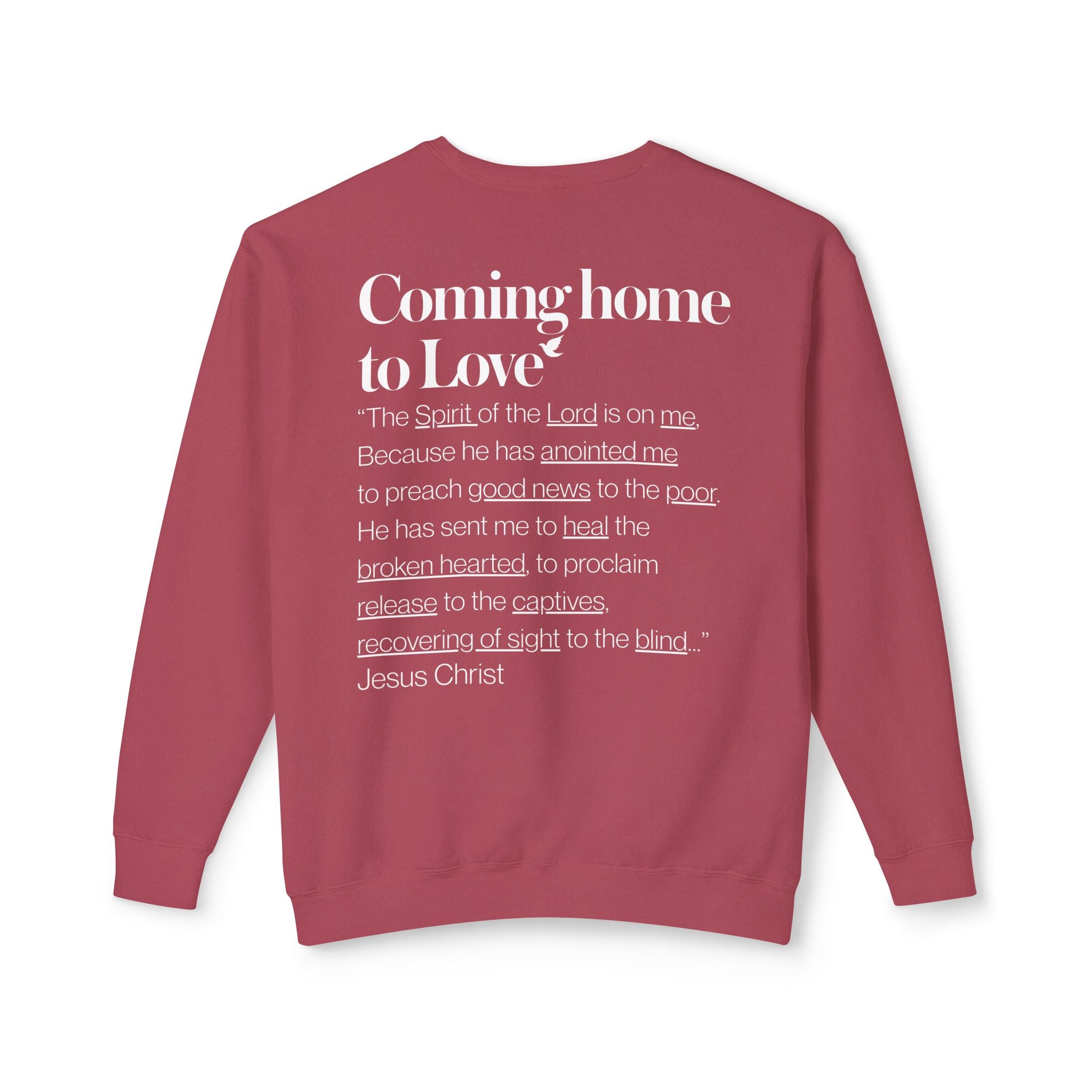 Jesus Invites Us Home! Cotton Crewneck