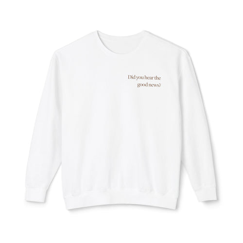 Best News Ever Cotton Crewneck