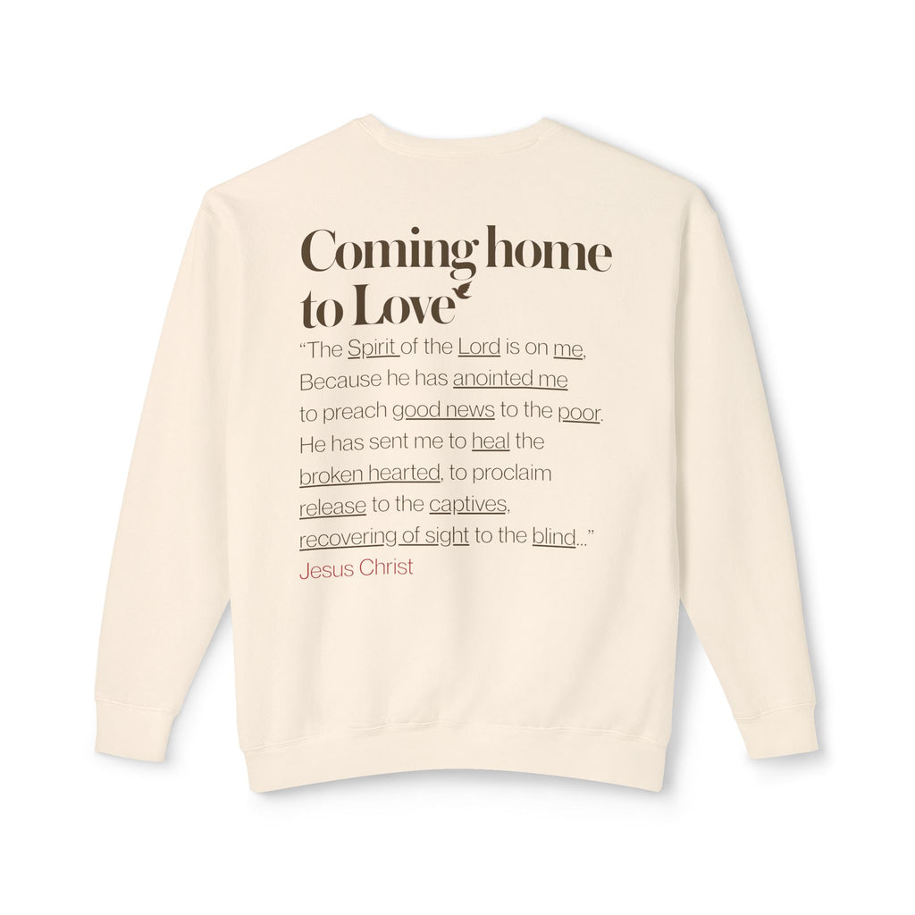 Jesus Invites Us Home! Cotton Crewneck