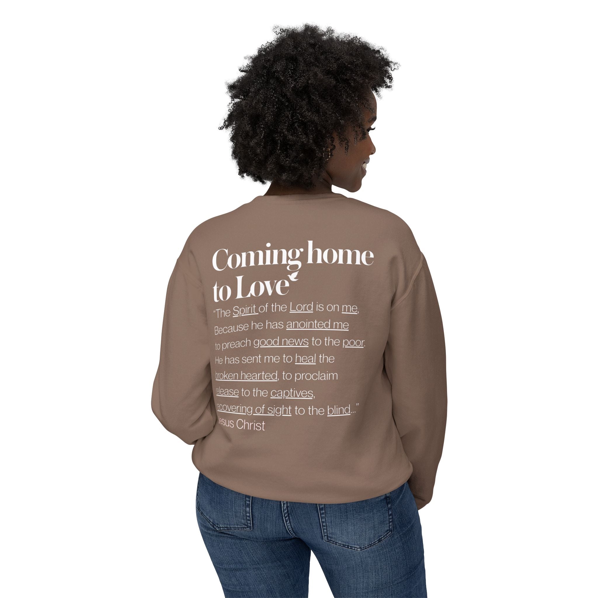 Jesus Invites Us Home! Cotton Crewneck