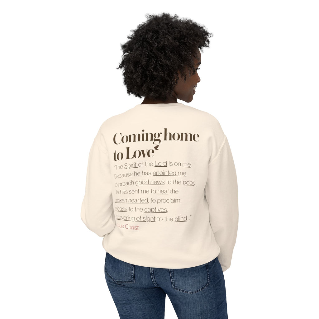 Jesus Invites Us Home! Cotton Crewneck