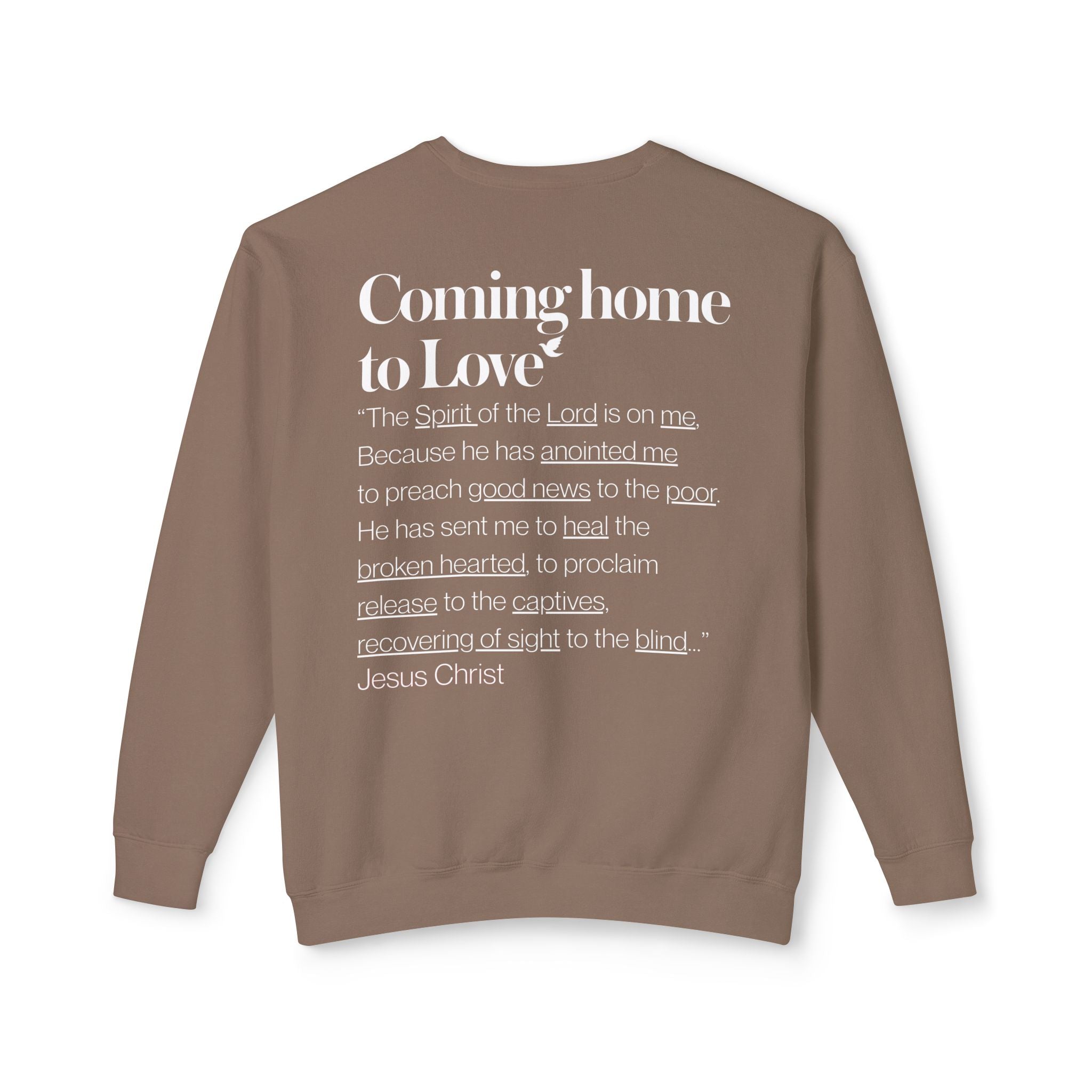 Jesus Invites Us Home! Cotton Crewneck