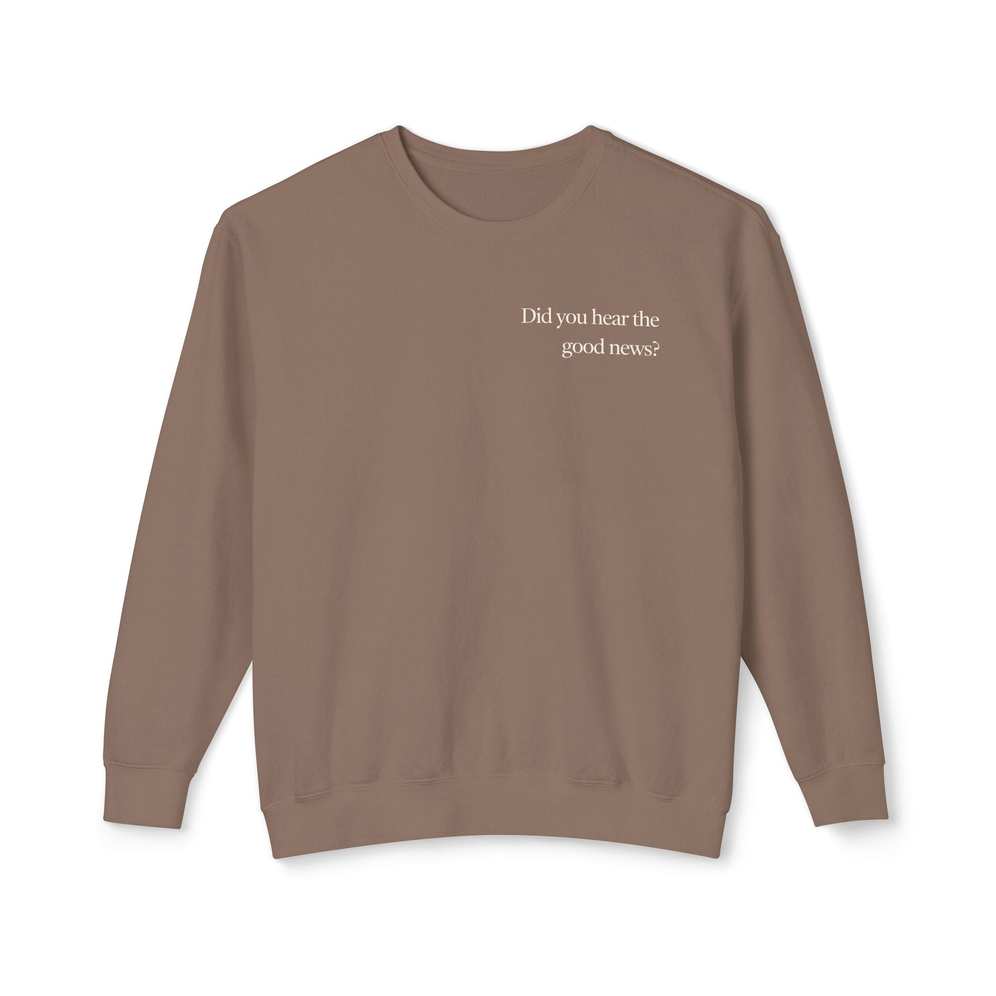 Best News Ever Cotton Crewneck