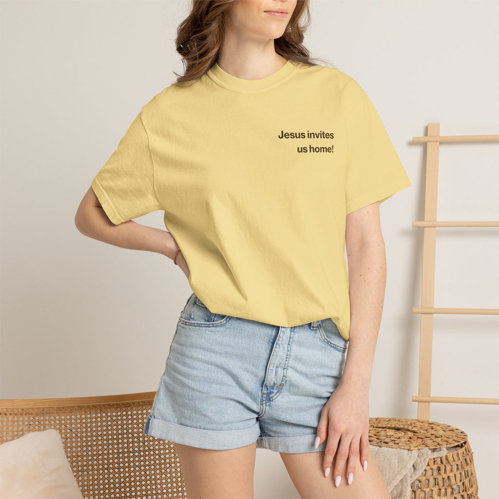 Jesus Invites Us Home! Cotton Tee
