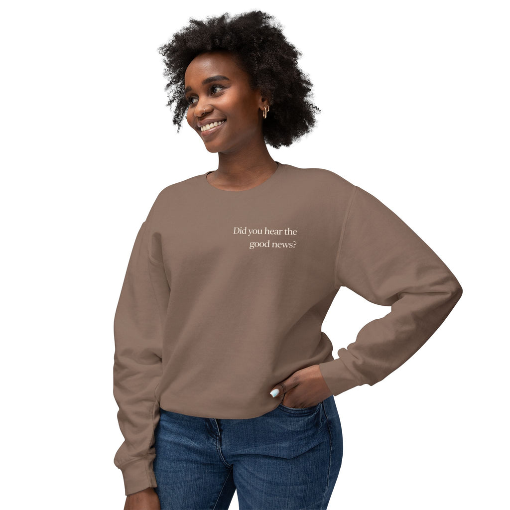 Best News Ever Cotton Crewneck