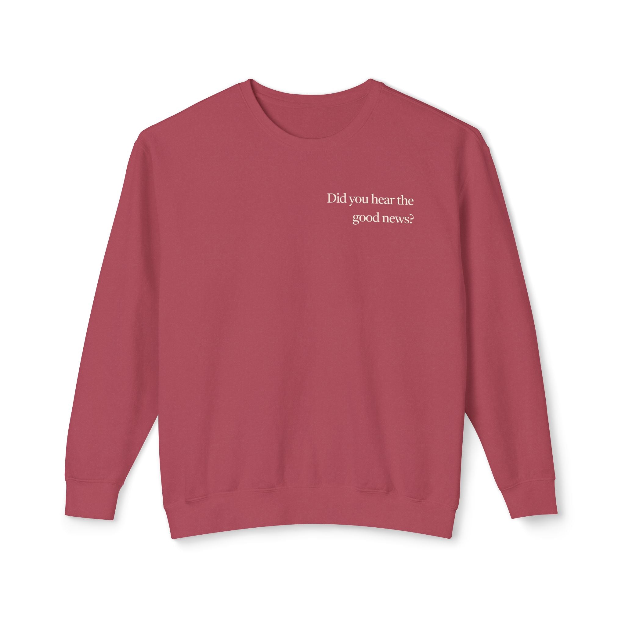 Best News Ever Cotton Crewneck