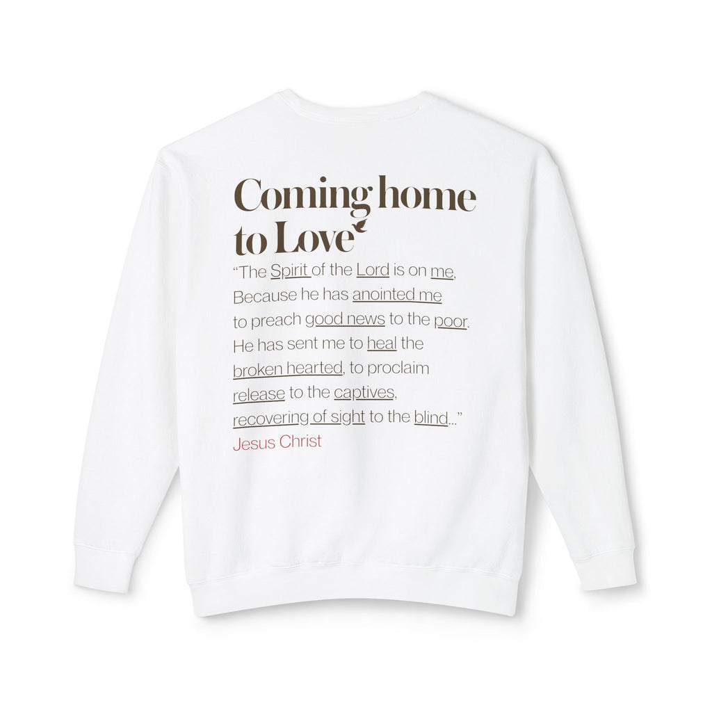 Jesus Invites Us Home! Cotton Crewneck