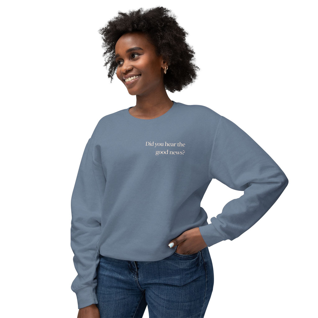 Best News Ever Cotton Crewneck